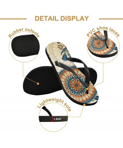 Flip Flops Flip Sandal Home Slippers Hotel Spa Bedroom Travel for Men Women S-XXL Multi 7 $11.55 Slippers