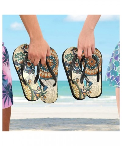 Flip Flops Flip Sandal Home Slippers Hotel Spa Bedroom Travel for Men Women S-XXL Multi 7 $11.55 Slippers