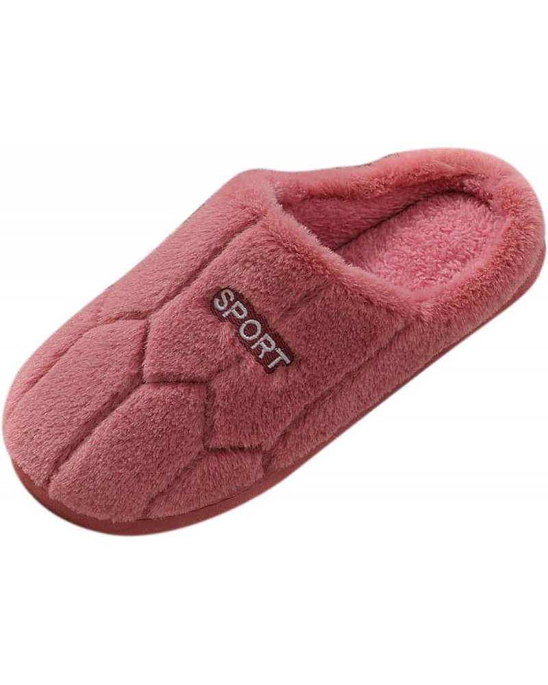 Womens Bath Slippers Non Slip Shoes Women Sliper Ladies Women's Slipper Slippers for Elderly Women, 7 A-red➤➤slippers for Wom...