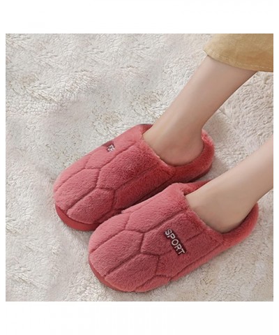 Womens Bath Slippers Non Slip Shoes Women Sliper Ladies Women's Slipper Slippers for Elderly Women, 7 A-red➤➤slippers for Wom...