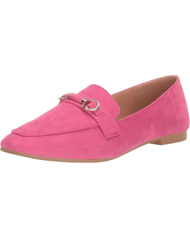 Women's Loafer Flat Fuschia $13.79 Flats