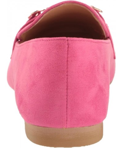 Women's Loafer Flat Fuschia $13.79 Flats