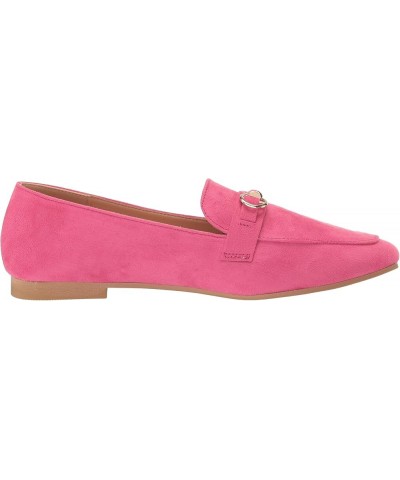 Women's Loafer Flat Fuschia $13.79 Flats