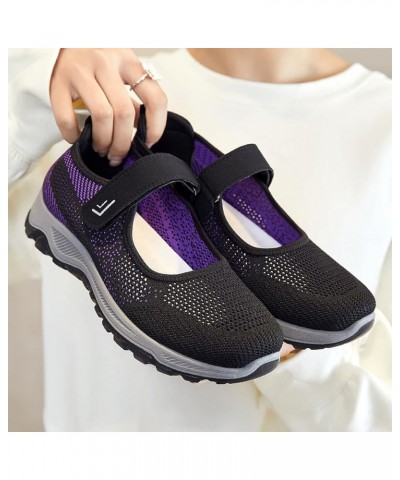 Slip on Sneakers Women Casual ShoesSlack Slip On Sneakers Soft Sole Flat Sneakers Z 12-black $10.64 Athletic Shoes