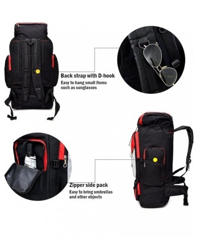 Outdoor Hiking Backpack Camping Backpack Sports Shoulder Bag Large Capacity Cute for Backpacks (Red, One Size) Bu1 One Size $...