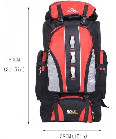 Outdoor Hiking Backpack Camping Backpack Sports Shoulder Bag Large Capacity Cute for Backpacks (Red, One Size) Bu1 One Size $...