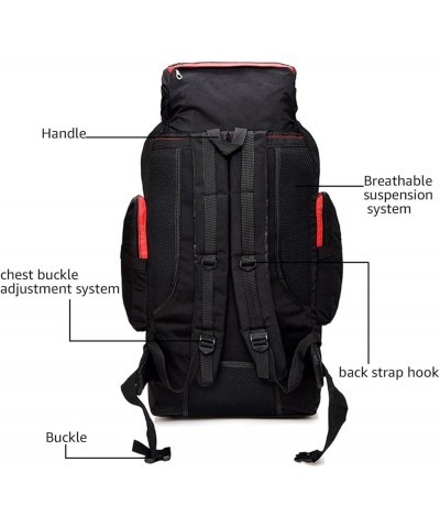 Outdoor Hiking Backpack Camping Backpack Sports Shoulder Bag Large Capacity Cute for Backpacks (Red, One Size) Bu1 One Size $...