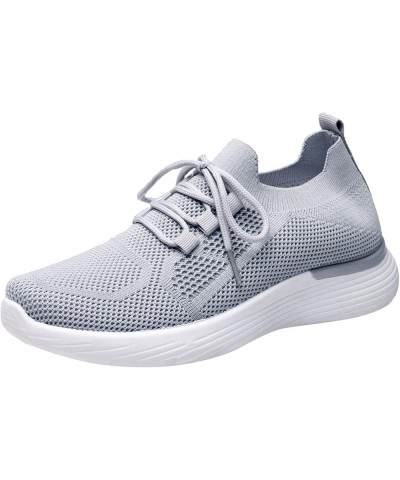 Women's Street Cleats 2-Fashion Friends Sneaker Women Shoes Breathable Casual Sports Shoes Sneaker Heels for Women Grey $19.7...