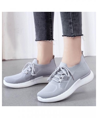 Women's Street Cleats 2-Fashion Friends Sneaker Women Shoes Breathable Casual Sports Shoes Sneaker Heels for Women Grey $19.7...