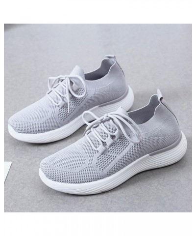 Women's Street Cleats 2-Fashion Friends Sneaker Women Shoes Breathable Casual Sports Shoes Sneaker Heels for Women Grey $19.7...