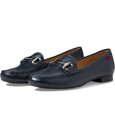 Womens Leather Grand Street Loafer Driving Style Navy Grainy $47.02 Loafers & Slip-Ons