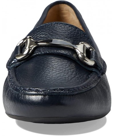 Womens Leather Grand Street Loafer Driving Style Navy Grainy $47.02 Loafers & Slip-Ons