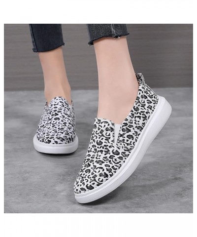 Flats for Women Slip On Shallow Mouth Simple Single Shoes Casual Shoes Work Shoes Non Slip Single Shoes Gift for Women Z 02-w...