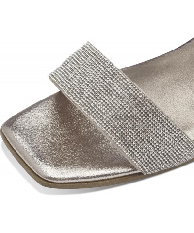 Women's Modern Heeled Sandal Platinum $30.26 Sandals