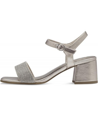 Women's Modern Heeled Sandal Platinum $30.26 Sandals