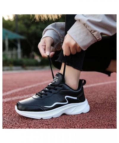 Running Shoes Lightweight Tennis Shoes Non Slip Gym Shoes Breathable Mesh Walking Sneakers - Black Sneakers for Women 4-black...