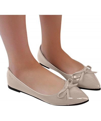 Women Fashion Sneakers, Women's Round Toe Ballet Flat Mesh Flats Shoes Dress Shoes Walking Flats Classic Ballet Beige $11.85 ...