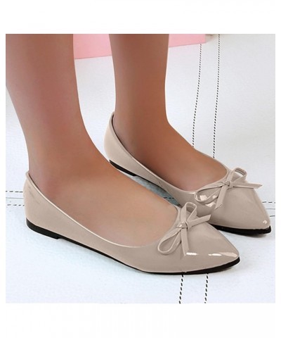 Women Fashion Sneakers, Women's Round Toe Ballet Flat Mesh Flats Shoes Dress Shoes Walking Flats Classic Ballet Beige $11.85 ...