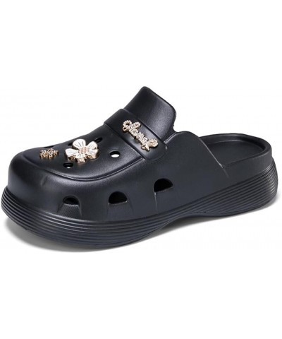 Orthopedic Clogs for Women Arch Support Garden Mules Shoes Lightweight Outdoor Platform Beach Sandals Slippers Black1 $21.44 ...