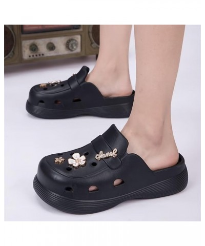 Orthopedic Clogs for Women Arch Support Garden Mules Shoes Lightweight Outdoor Platform Beach Sandals Slippers Black1 $21.44 ...