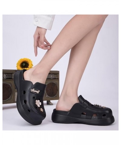 Orthopedic Clogs for Women Arch Support Garden Mules Shoes Lightweight Outdoor Platform Beach Sandals Slippers Black1 $21.44 ...