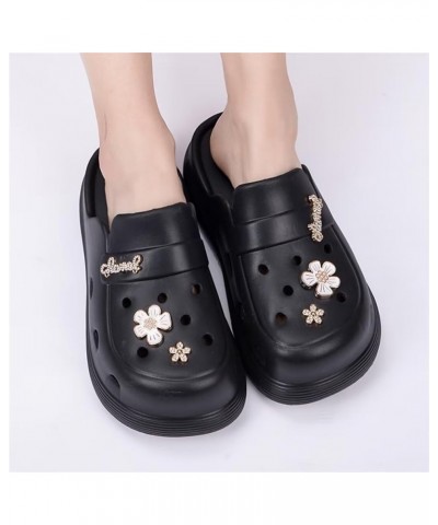 Orthopedic Clogs for Women Arch Support Garden Mules Shoes Lightweight Outdoor Platform Beach Sandals Slippers Black1 $21.44 ...