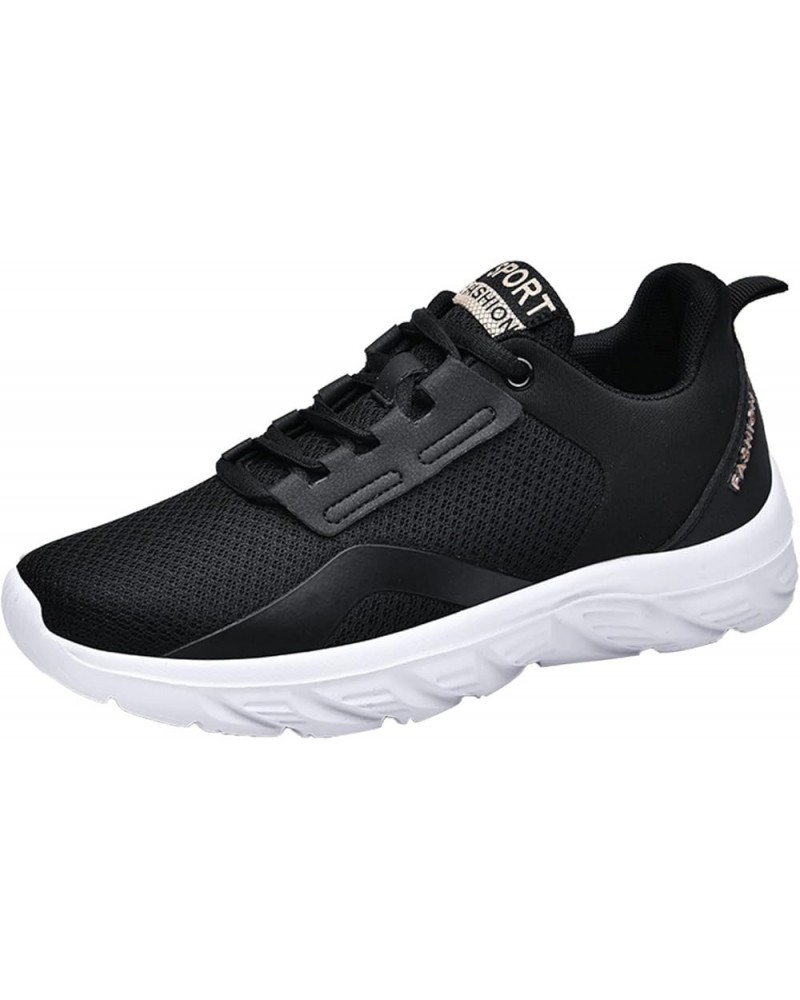 womens slip on sneakers Women Trainers Athletic Running Shoes Sport Walking Sneakers Lightweight Tennis Shoes Z 12-black $17....