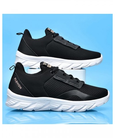 womens slip on sneakers Women Trainers Athletic Running Shoes Sport Walking Sneakers Lightweight Tennis Shoes Z 12-black $17....