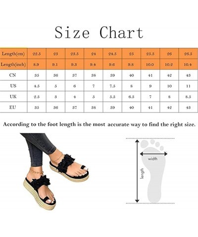 Open Toe Ring Sandals Slippers Toe Ring Sandals ​Shoes Clip Open Toe Slippers Flip Flops Women Sandals Summer Sandals,Red,US4...