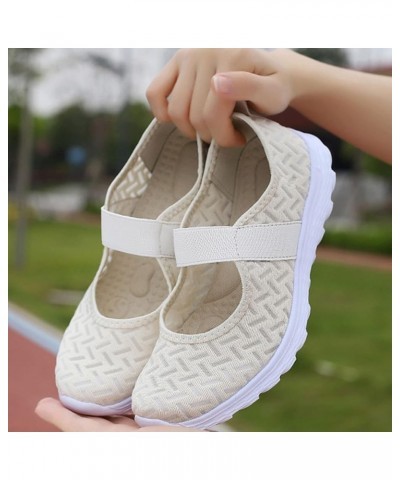 Women's Printed Sandals Women Sneakers Fashionable Simple and Solid Color New Pattern Summer Mesh Breathable Comfortable (Bla...