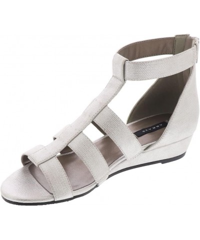 Masseys Athena for Women with Adjustable Hookandloop Straps and Back Zipper Closure Silver $15.97 Sandals