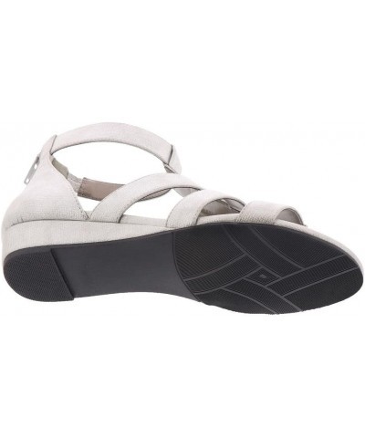 Masseys Athena for Women with Adjustable Hookandloop Straps and Back Zipper Closure Silver $15.97 Sandals