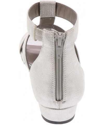 Masseys Athena for Women with Adjustable Hookandloop Straps and Back Zipper Closure Silver $15.97 Sandals