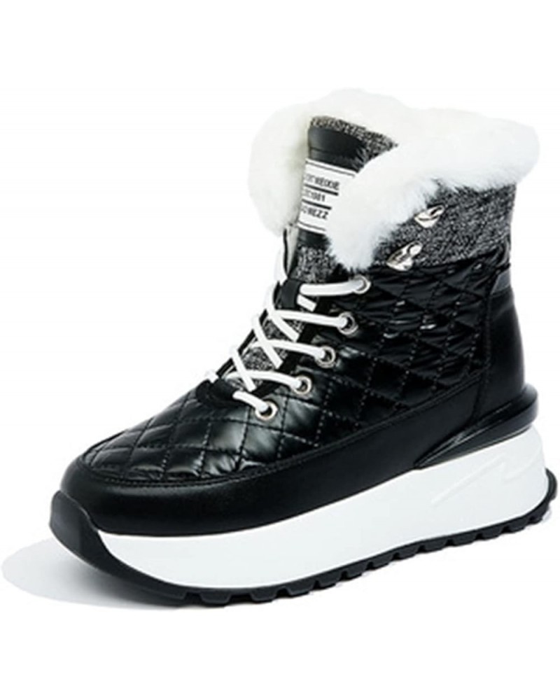 Women's Snow Boots Women's Winter Boots Black 37 $46.29 Outdoor Shoes