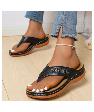 Sandals for Women Dressy Summer Open Toe Slippers Ankle Buckle Strap Clip Toe Flip Flop Beach Travel Walking Shoes A07-womens...