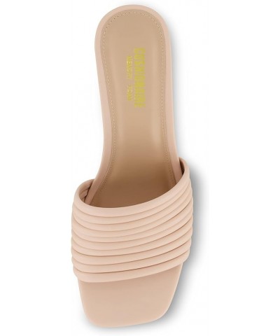 Women's Irma Strappy Block Heel Sandal +Memory Foam Nude $21.15 Sandals