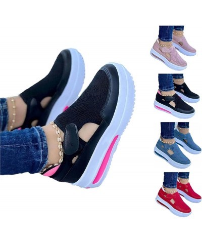 2024 Spring/Summer Sneakers Women Casual Breathable Sport Shoes, Canvas Shoes Fashion Trainers Fly Woven Breathable Hook and ...