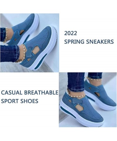 2024 Spring/Summer Sneakers Women Casual Breathable Sport Shoes, Canvas Shoes Fashion Trainers Fly Woven Breathable Hook and ...