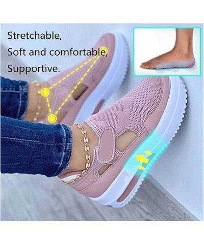 2024 Spring/Summer Sneakers Women Casual Breathable Sport Shoes, Canvas Shoes Fashion Trainers Fly Woven Breathable Hook and ...