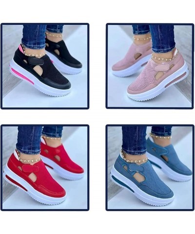 2024 Spring/Summer Sneakers Women Casual Breathable Sport Shoes, Canvas Shoes Fashion Trainers Fly Woven Breathable Hook and ...