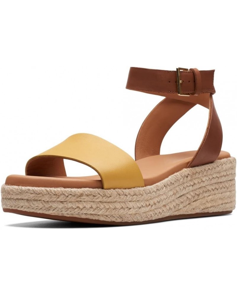 Women's Leisa Cacti Slide Sandal Dark Tan Combi $31.93 Sandals