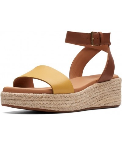 Women's Leisa Cacti Slide Sandal Dark Tan Combi $31.93 Sandals