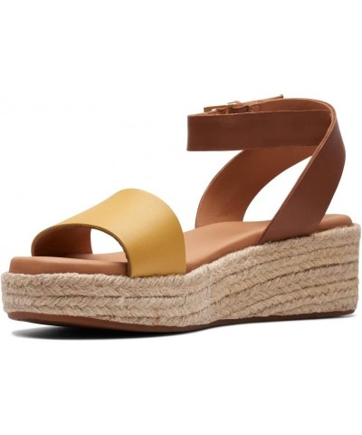 Women's Leisa Cacti Slide Sandal Dark Tan Combi $31.93 Sandals