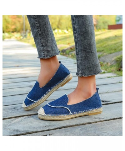 Women Ballet Flats Shoes Comfortable Slip on Shoes Casual Dress Shoes Slip on Shoes Comfortable Slip On Shoes Blue $15.63 Ath...