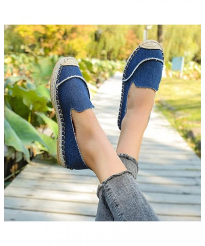 Women Ballet Flats Shoes Comfortable Slip on Shoes Casual Dress Shoes Slip on Shoes Comfortable Slip On Shoes Blue $15.63 Ath...