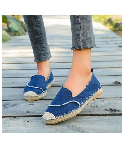 Women Ballet Flats Shoes Comfortable Slip on Shoes Casual Dress Shoes Slip on Shoes Comfortable Slip On Shoes Blue $15.63 Ath...