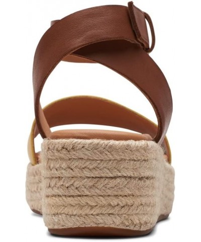 Women's Leisa Cacti Slide Sandal Dark Tan Combi $31.93 Sandals