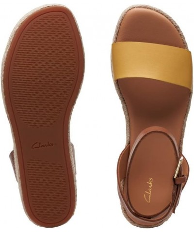 Women's Leisa Cacti Slide Sandal Dark Tan Combi $31.93 Sandals