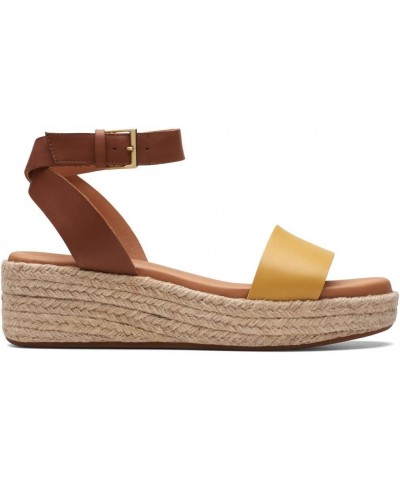 Women's Leisa Cacti Slide Sandal Dark Tan Combi $31.93 Sandals