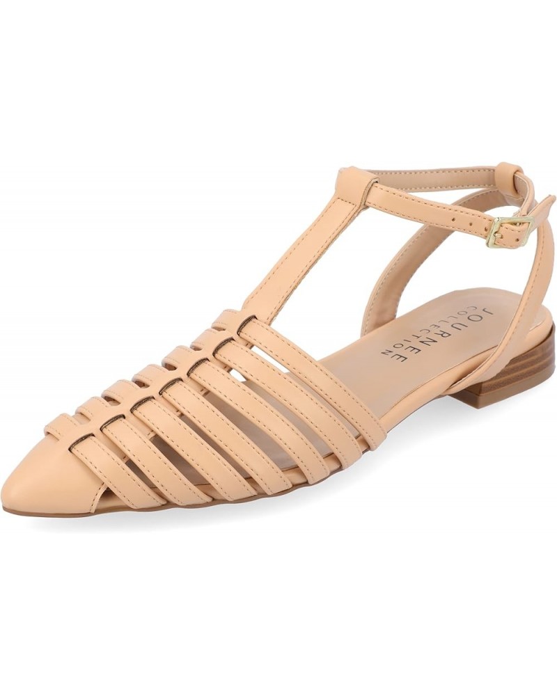 Women's Alivia Flats Tan $28.50 Flats